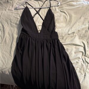 Pink Lily All Begins with Love Black Women's Dress